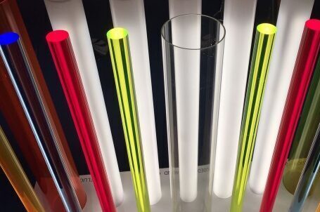 tubo in plexiglass colorato tubo acrilico